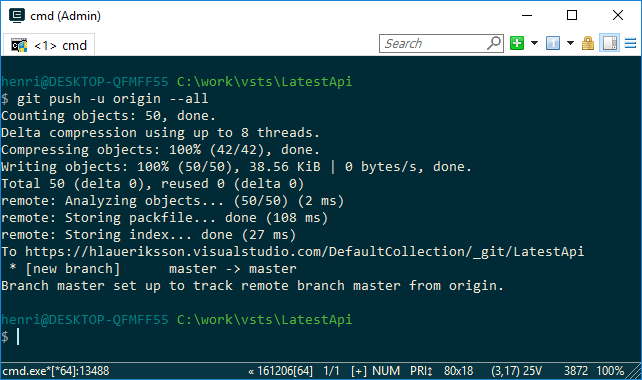 git push command